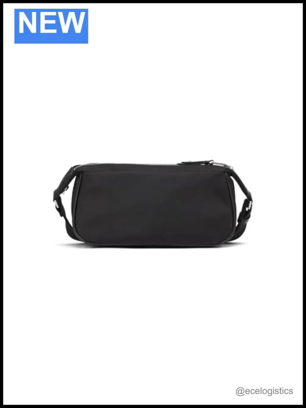 Nylon Organizational Crossbody Bag with Pockets, Travel & Everyday Handbag